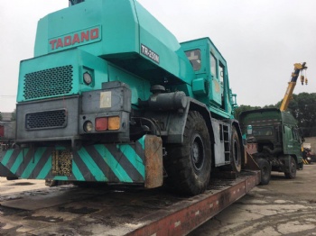 tadano rough terrain crane sold delivery work